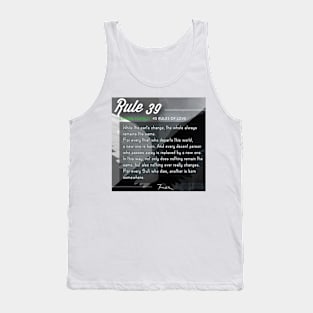 40 RULES OF LOVE - 39 Tank Top